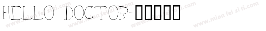 hello doctor字体转换